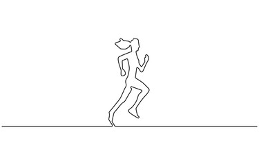 Black and White Illustration of a running boy girl running In a white background for assembling or creating teaching materials for moms doing homeschooling and teachers searching for images 