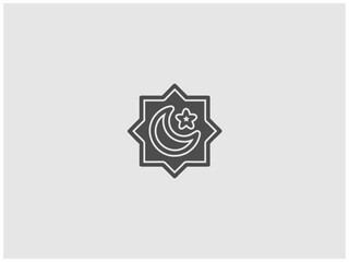 Simple, grayscale vector graphic of a stylized banner or icon.