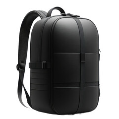 Fototapeta premium Stylish backpack displayed in minimalist studio space modern design