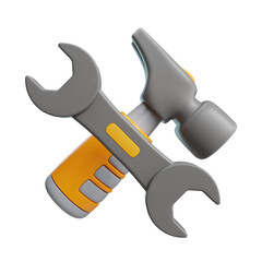 wrench and screwdriver