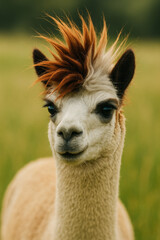 Obraz premium close up of a llama