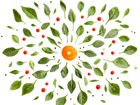 Healthy Indian Spinach Vegetables Growing Naturally