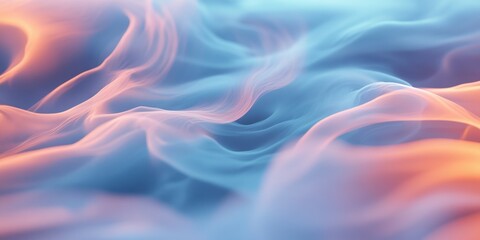 Obraz premium Abstract Colorful Waves Background With Soft Focus Gradient