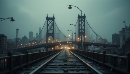 Fototapeta premium brooklyn bridge at night