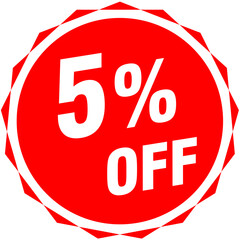 5 percent off special mega sale banner with bold text and vibrant discount design, ideal for promotions, ecommerce websites, and marketing campaigns. Bright, eye-catching, and professional