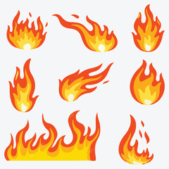 Flame Vector Design, T-shirt Design , EPS File