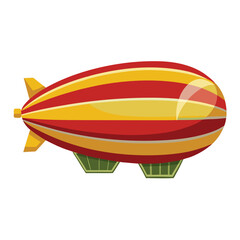 Blimp icon isolated on white background