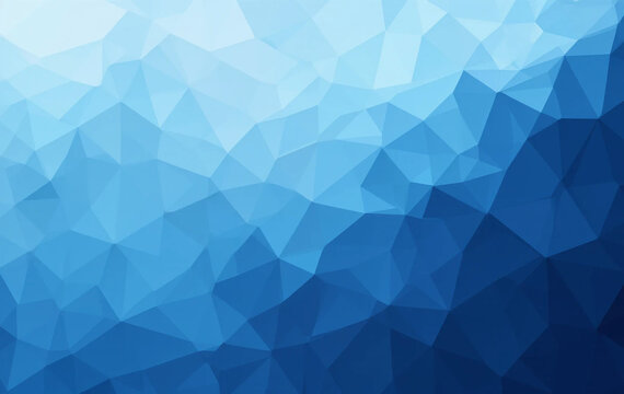 Abstract blue geometric pattern with triangles forms a stylishdesign