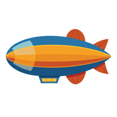 Blimp icon isolated on white background