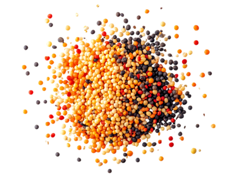 Healthy Pea Seeds in a Bowl 