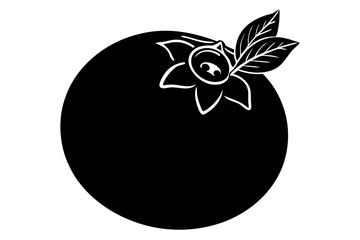 Fruit Line Art Vector Illustration – Minimalist Clipart, Logo Icon Design on White Background