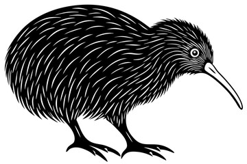 Bird Line Art Vector – Minimalist Bird Illustration, Logo Icon, and Clipart on White Background