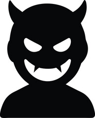 creepy devil silhouette 