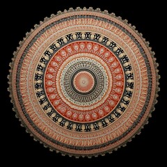Circular Pattern Design Decorative Ornament Mandala