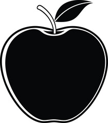 cool apple silhouette 