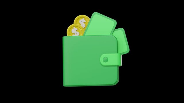 3d finance icon, Business and financial concept