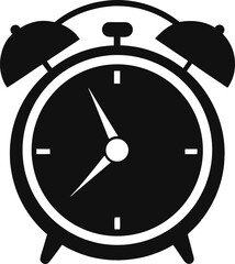 alarm clock silhouette
