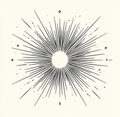 Obraz premium Abstract radial design, graphic, illustration, for backgrounds, use in design