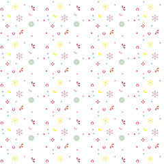 Seamless floral pattern. seamless pattern with flower on white background. seamless Flower  with abstract floral pattern. Vector illustration.