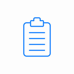 medical clipboard icon sign vector