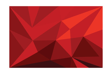 Fototapeta premium Abstract Red Polygon Elegant Background Vector