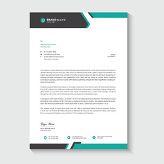 Modern business and corporate letterhead