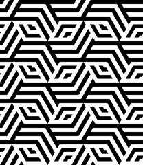 Seamless geometric pattern. Modern abstract background with hexagons.
