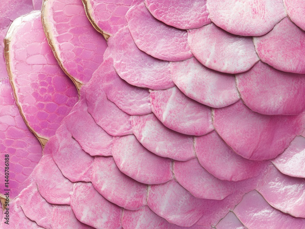 Poster abstract pink scale pattern creating a textured background with a soft and gentle visual appeal, per