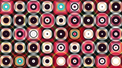 circle motif, circle pattern, symmetrical, circle lines, wall wallpaper, HD