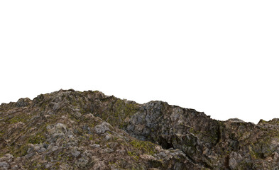 Rocky mountain range, rugged peaks