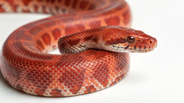 Blood Python on studio background