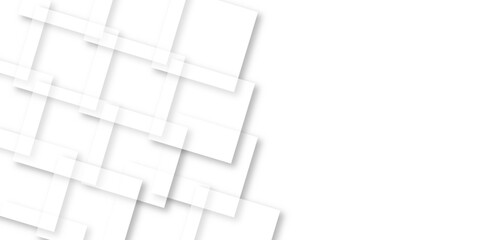 abstract 3d cubes. White floor tiles abstract layers smooth 3d shadow vector design wallpaper