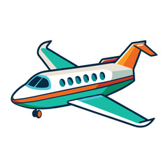 Seaplane jet icon isolated on white background