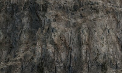 Rugged mountain rock face texture