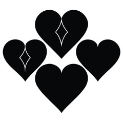 Valentine Heart Set Space