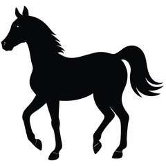 Horse Silhouette Image