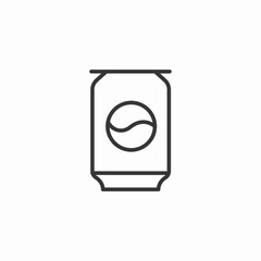 soda can icon sign vector