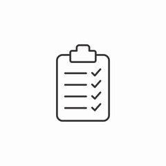task list icon sign vector
