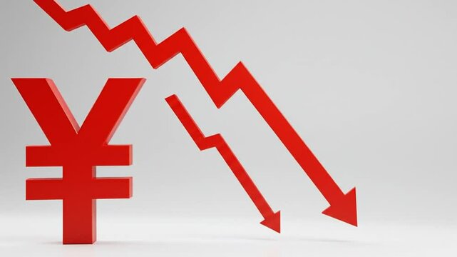 The Falling Yen: Visualizing Economic Downturn and Financial Market Trends