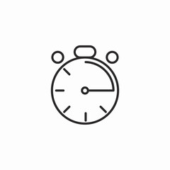 classic alarm icon sign vector