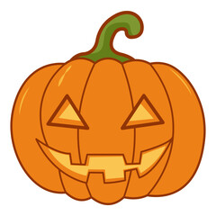 Halloween pumpkin Jack olantern