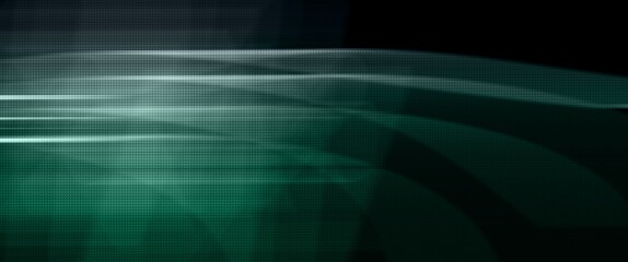green and grey abstract wave with motion blur and halftone texture