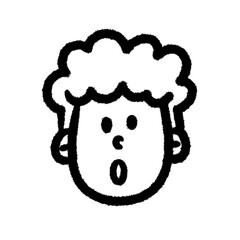 png kindergarten kid classroom doodle element cute face person boy and girl smile and emotion