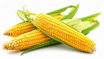 Corn isolated on white background