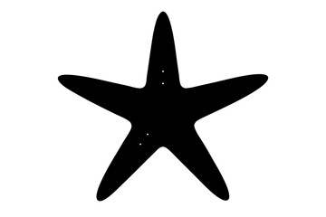 Starfish silhouette vector design ocean life simple five arms, starfish, silhouette, vector, sea, ocean, marine, life, five arms, star, symbol, graphic, design, black, isolated, white background