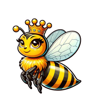 Cartoon Queen Bee Images – Browse 10,657 Stock Photos, Vectors, and ...