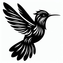 Obraz premium Hummingbird Silhouette