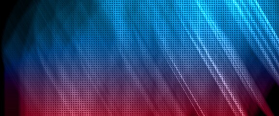 pink and blue abstract wave with motion blur and halftone texture