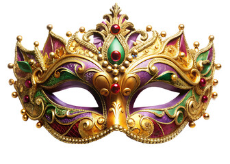 elegant carnival mask isolated on white background PNG