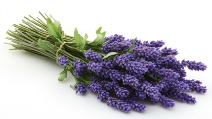 Lush bunch of fragrant lavender blossoms